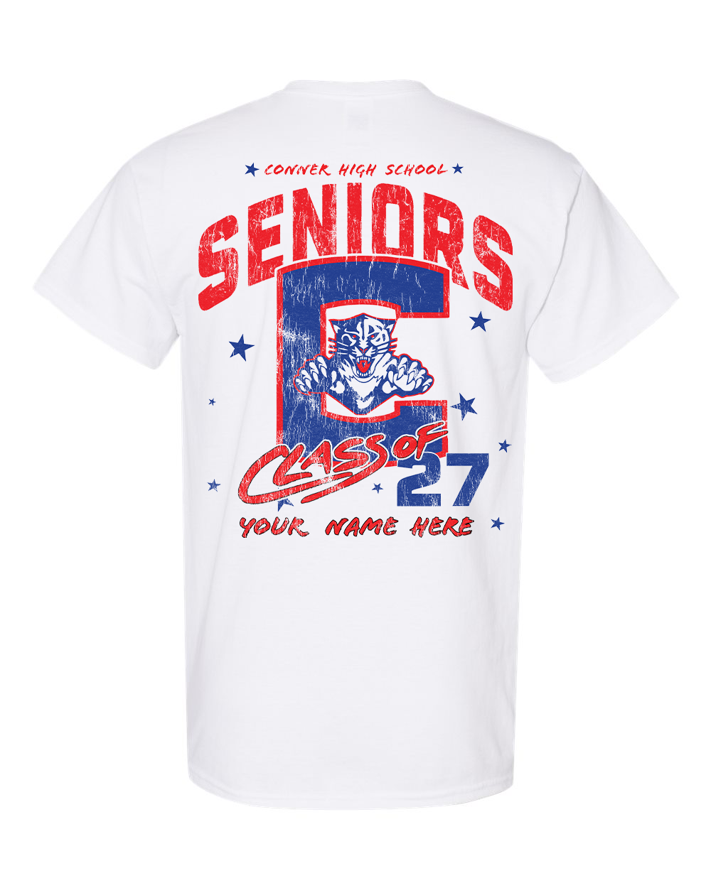 Conner High School Seniors Class of ’27 T-Shirt