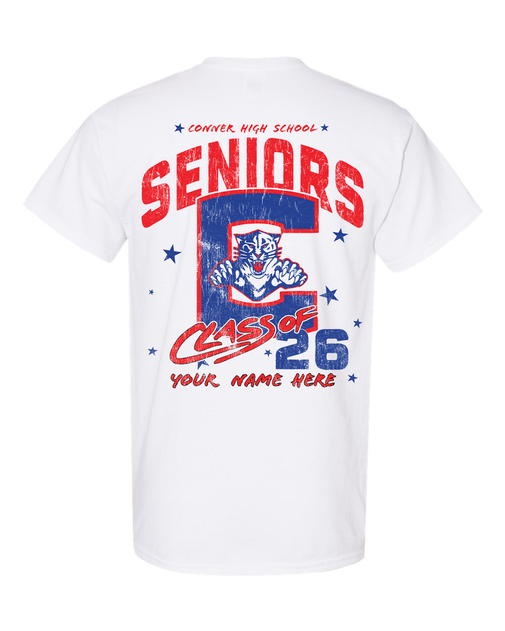 Conner High School Seniors Class of ’26 T-Shirt