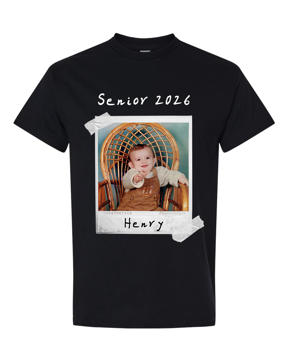 Senior 2026 Custom Photo T-Shirt