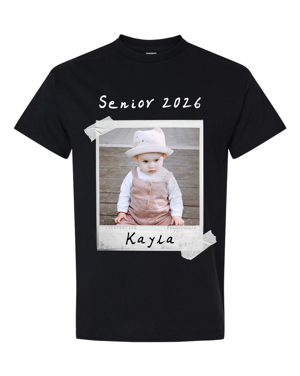 Senior 2026 Custom Photo T-Shirt