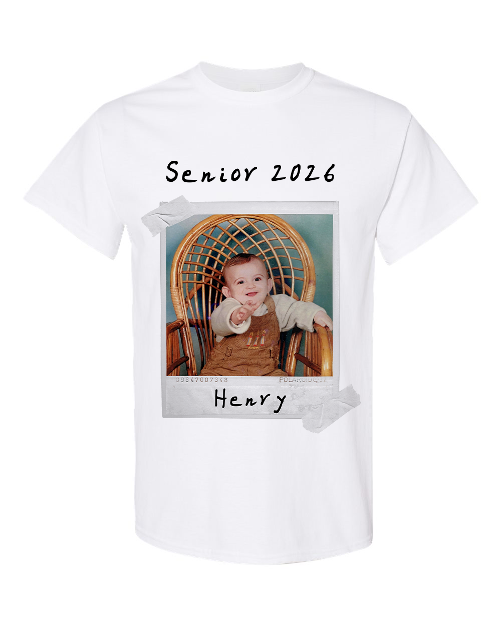 Senior 2026 Custom Photo T-Shirt