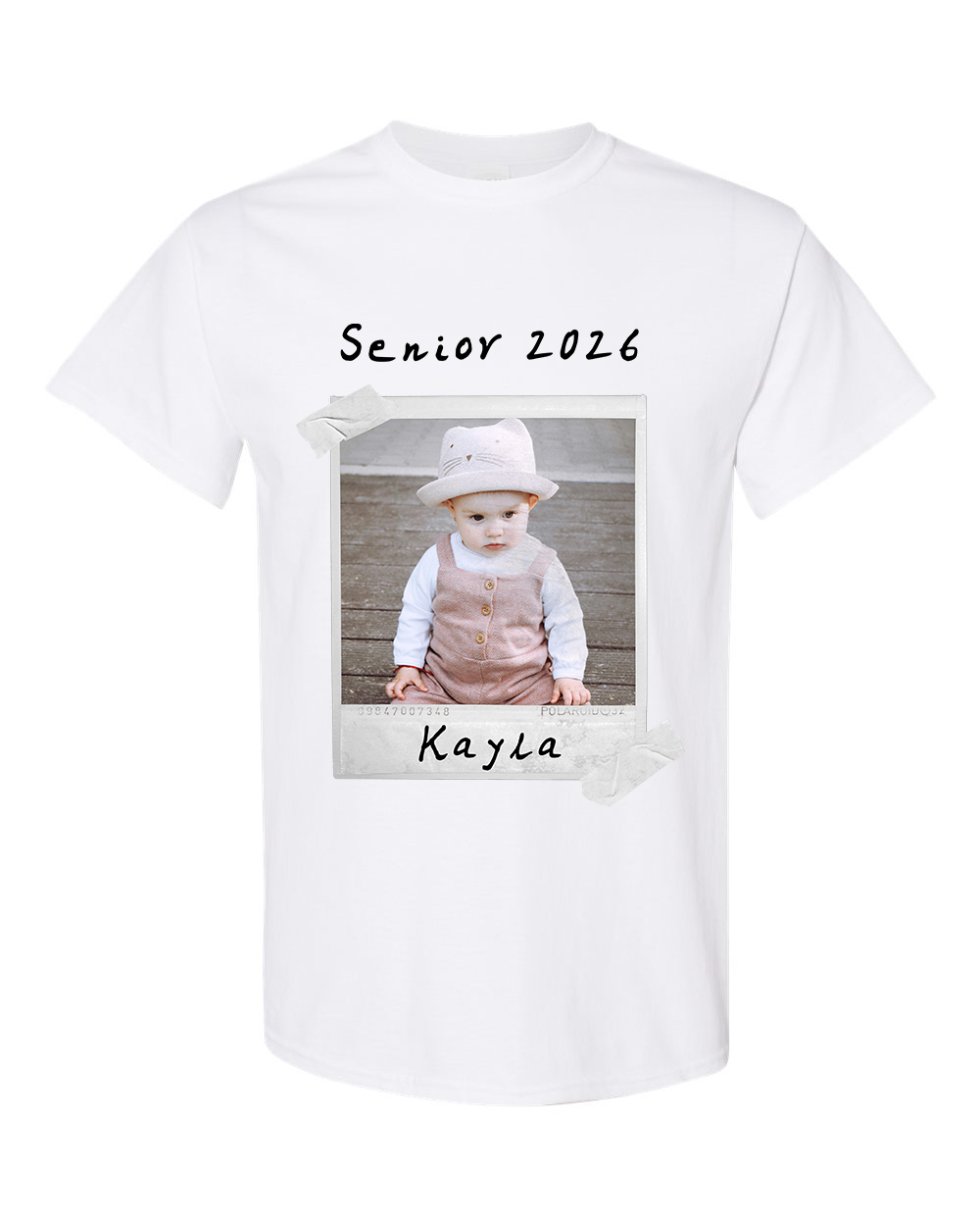 Senior 2026 Custom Photo T-Shirt